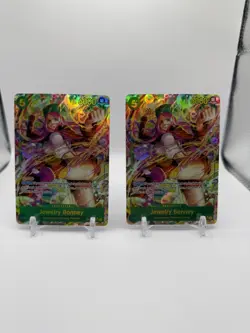One Piece Tcg Jewelry Bonney Op12-118 Sec Rare Alt Art (2) Card Lot! - Image 1