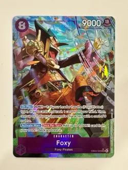 Foxy EB04-036 SR ALT ART One Piece TCG OP14 THE AZURE SEA'S SEVEN ENGLISH - Image 1