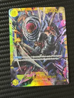 Charlotte Katakuri OP03-123 Secret Rare Prb01 Foil Holo One Piece TCG NM - Image 1