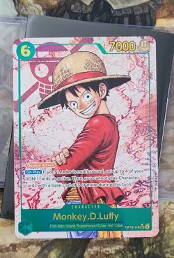One Piece Monkey D. Luffy SEC OP13-118 Carrying On His Will English - Image 1