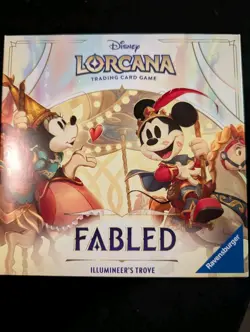 Disney Lorcana Fabled Illumineers Trove Box (Set 9) - New Factory Sealed In Hand - Image 1