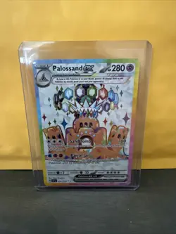Pokemon TCG Palossand EX Surging Sparks Holo Ultra Rare Card 221/191 - Image 1