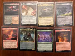 Magic the Gathering: Lord of the Rings lot (40 Cards) Many Rares - Image 1