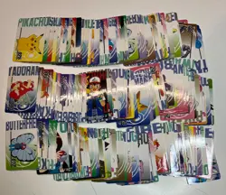 100 NM LP Pokemon Jumbo Carddass Mini Card Bandai Japanese - Image 1