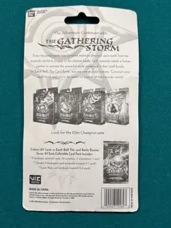 Zatch Bell The Gathering Storm 1st Edition Booster Card Pack 2006 Bandai TCG - Image 2