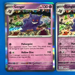 Pokemon 151 TCG Gengar Holo & Reverse Holo Rare LOT S&V 151 Card 094/165 - Image 2