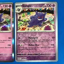 Pokemon 151 TCG Gengar Holo & Reverse Holo Rare LOT S&V 151 Card 094/165 - Image 3