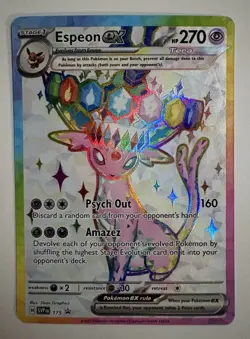 Espeon ex SVP175 Sv: Scarlet & Violet Promo Cards Holo LAST ONE - Image 1