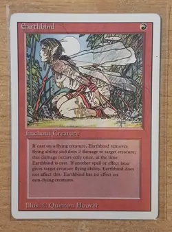 1994 MAGIC THE GATHERING REVISED EDITION EARTHBIND TD25 - Image 1