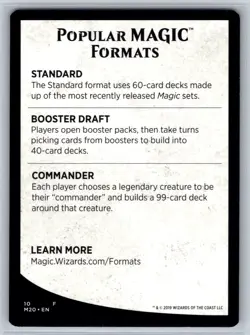MTG Core Set 2020 #007 Elemental Token Creature - Image 2