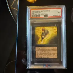 1993 Magic: the Gathering Nightmare CE PSA 7 MTG Rare - Image 1