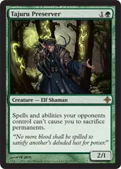 1 x Tajuru Preserver - Rise of the Eldrazi - Light Play - MTG - Image 1
