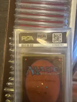 1993 MtG Wild Growth Magic: the Gathering PSA 9 WOTC ￼ - Image 4