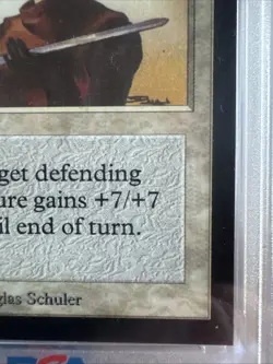 1993 MtG Righteousness Magic: the Gathering CE PSA 8 WOTC - Image 4