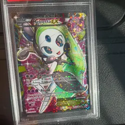 2013 Pokemon Legendary Treasures Radiant Collection PSA 8 Meloetta EX Holo #RC25 - Image 2