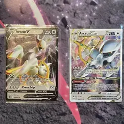 Pokemon Arceus v Metal Combo 122/172 VSTAR 123/172 GameStop Exclusive - Image 1