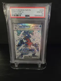 PSA 10 2023 POKEMON PAR EN-PARADOX RIFT | ULTRA RARE GARCHOMP EX 219 - Image 1