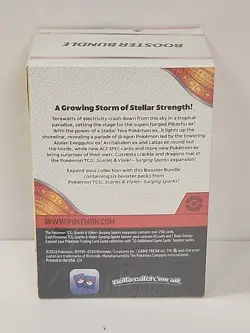 Pokemon TCG Surging Sparks SV08 Booster Bundle 6 packs Sealed - Image 3