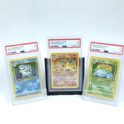Charizard Blastoise Venesaur Base Set Unlimited PSA 5 Set (Pokemon TCG, 1999) - Image 1