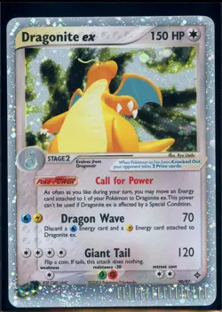 Pokemon EX DRAGON - #90/97 Dragonite ex - Ultra Rare Holo - ENG - SWIRL - HP/MP - Image 1