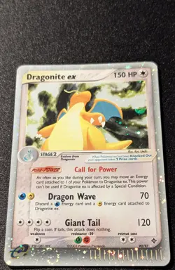 Pokemon EX DRAGON - #90/97 Dragonite ex - Ultra Rare Holo - ENG - SWIRL - HP/MP - Image 4