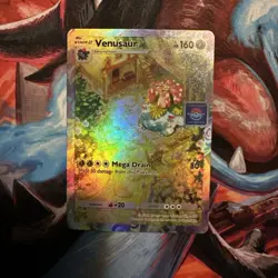 Pokemon TCG Pocket Venusaur Holographic SIR - Fan Art BASE SET IR SIR ALT AR NM - Image 1