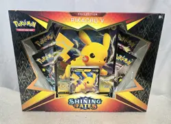 SHINING FATES PIKACHU V Collection Box Pokemon TCG 2021 Factory Sealed 97712552781 - Image 1