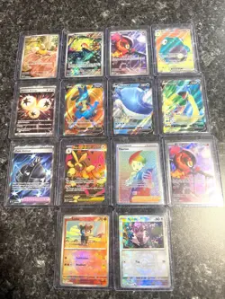 Pokemon TCG Full Art / Illustration Rare / Special Illustration Rare Lot NM (14) - Image 1