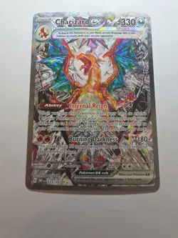 Charizard ex 223/197 Pokemon TCG Obsidian Flames Special Illustration Rare NM - Image 1