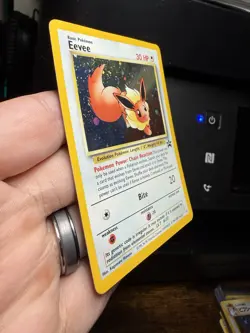 Pokemon Eevee 11 WOTC Black Star Promo Holo - Image 2