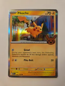Pokemon Pikachu Holo 062/193 - Trick or Trade 2023 - Image 1