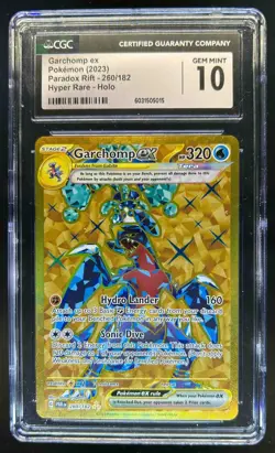 2023 Pokemon SV Paradox Rift Garchomp ex #260/182 CGC 10 - Image 1