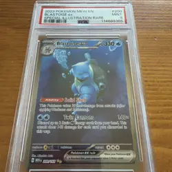 2023 Pokemon Mew en #200 Blastoise EX Special Illustration Rare PSA 9 - Image 3