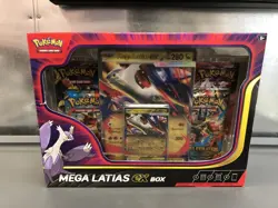 Pokemon Mega Evolution Mega Latias Ex Box Factory Sealed with 4 Booster Packs - Image 1