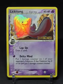 Pokemon TCG Lickitung Delta Species 19/101 EX Dragon Frontiers - Rev Holo Stamp - Image 4