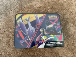 POKEMON TREASURE CHEST METAL LUNCHBOX SEALED MEGA EVOLUTION DESTINED RIVALS +++ - Image 1
