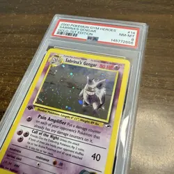 Pokemon Sabrina's Gengar 2000 Gym Heroes #14 Holo 1st Edition PSA 8 NM-MT - Image 4