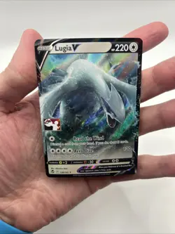 138/195 Lugia V Prize Pack Series Stamped Play Pokemon TCG Silver Tempest - Image 3