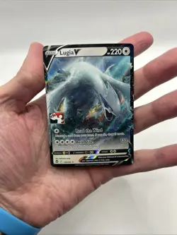 138/195 Lugia V Prize Pack Series Stamped Play Pokemon TCG Silver Tempest - Image 4