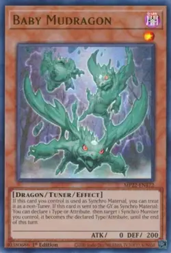 Baby Mudragon - MP22-EN172 - Ultra Rare - 1st Edition - Lightly Played - Image 1