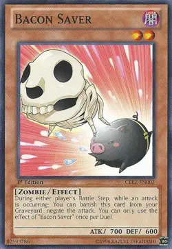 Bacon Saver - CBLZ-EN003 - Common - Unlimited Edition - Heavily Played - Image 1