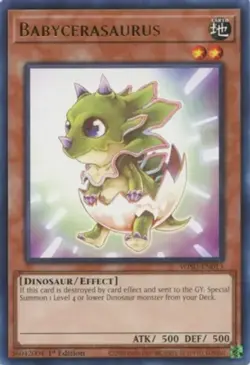 Babycerasaurus - WISU-EN013 - Rare - 1st Edition - Lightly Played - Image 1