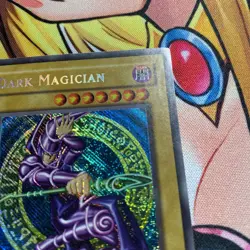 Yugioh! 2002 Dark Magician BPT-001 Limited Edition REVERSE FOIL Secret Rare MP - Image 3