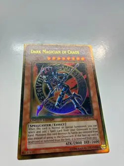 USA Seller Yugioh Dark Magician of Chaos GLD1-EN016 Limited Edition Gold Rare LP - Image 2
