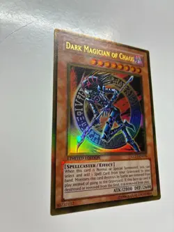 USA Seller Yugioh Dark Magician of Chaos GLD1-EN016 Limited Edition Gold Rare LP - Image 3