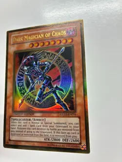 USA Seller Yugioh Dark Magician of Chaos GLD1-EN016 Limited Edition Gold Rare LP - Image 4