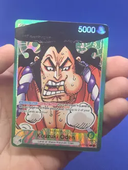 2022 One Piece Romance Dawn Kouzuki Oden OP01-031 Alternate Art Leader NM - Image 2