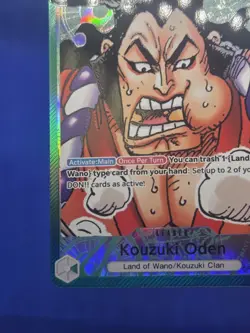 2022 One Piece Romance Dawn Kouzuki Oden OP01-031 Alternate Art Leader NM - Image 5