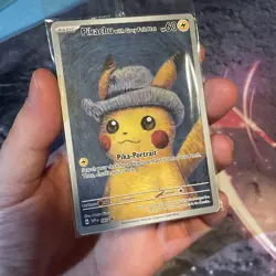PIKACHU VAN GOGH WITH GREY FELT HAT SVP EN 085 PROMO POKEMON CARD-SEALED - Image 4