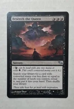 Beseech The Queen X1 - NM - Shadowmoor MTG Magic The Gathering Card English - Image 1
